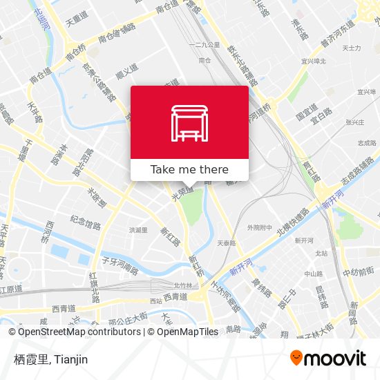 栖霞里 map