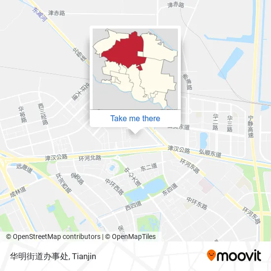 华明街道办事处 map