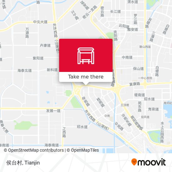 侯台村 map