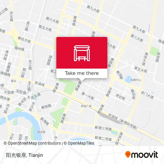 阳光银座 map