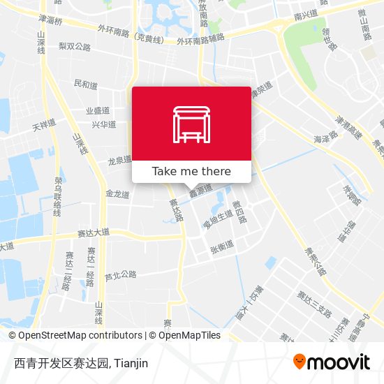 西青开发区赛达园 map