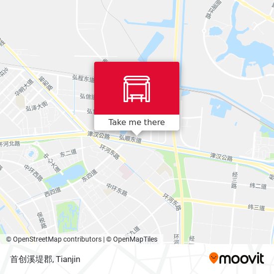 首创溪堤郡 map