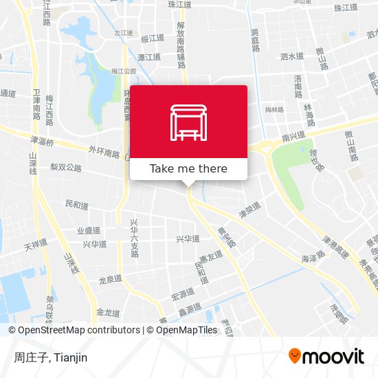 周庄子 map