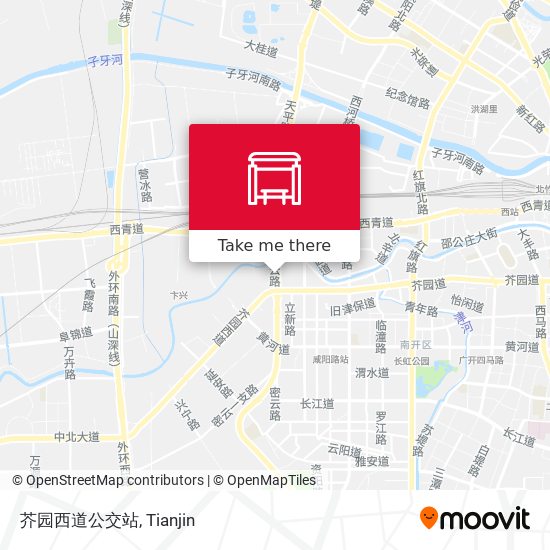 芥园西道公交站 map