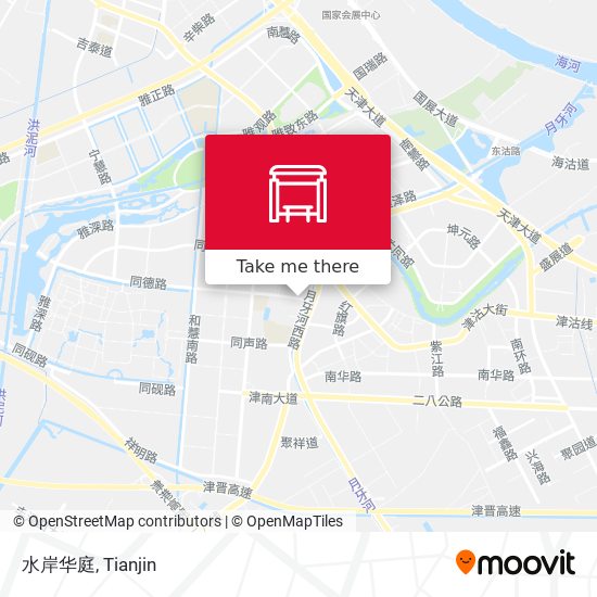 水岸华庭 map