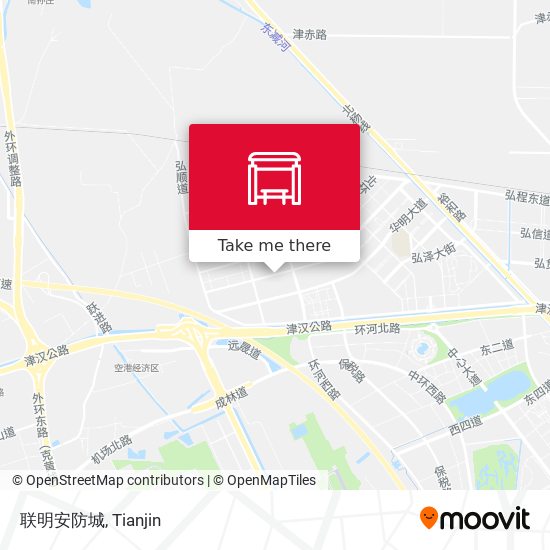联明安防城 map