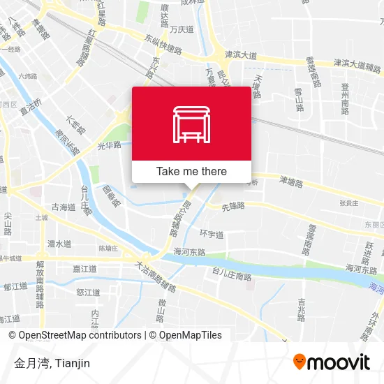 金月湾 map