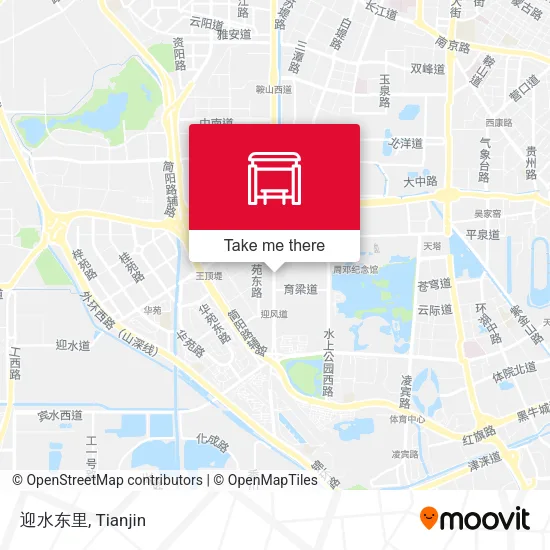 迎水东里 map