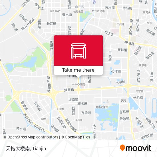 天拖大楼南 map