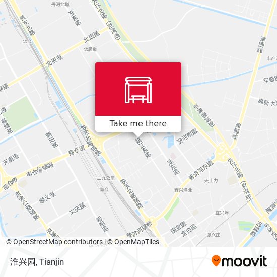 淮兴园 map