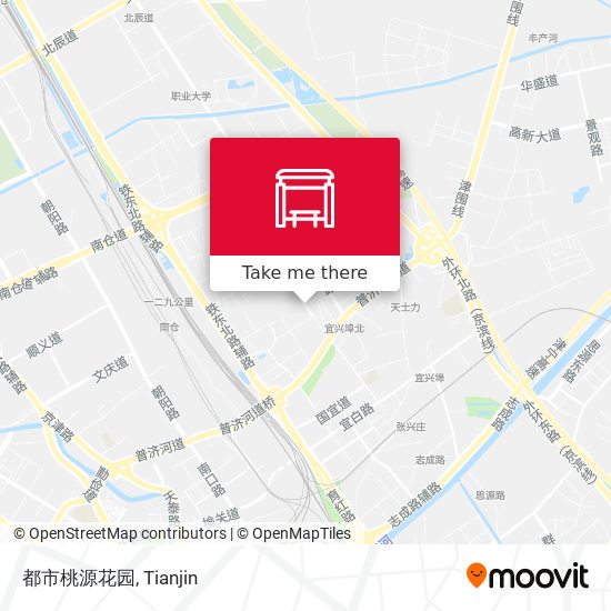 都市桃源花园 map
