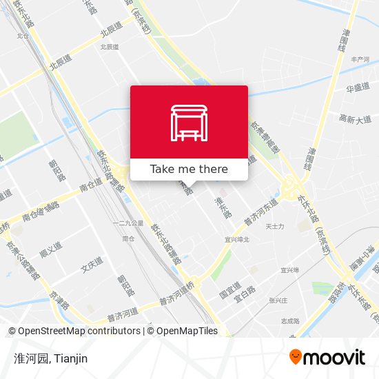 淮河园 map