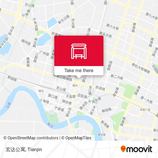 宏达公寓 map