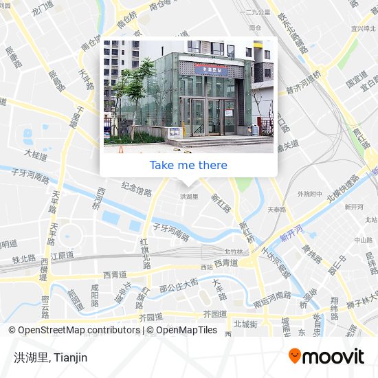 洪湖里 map