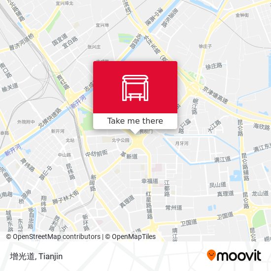 增光道 map