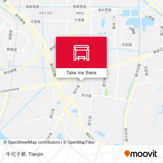 牛坨子桥 map