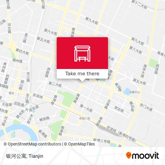 银河公寓 map