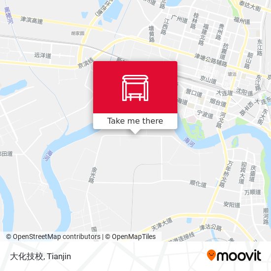 大化技校 map