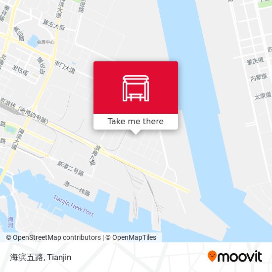 海滨五路 map