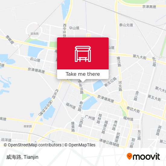 威海路 map