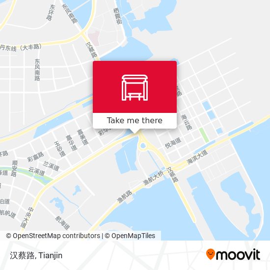汉蔡路 map