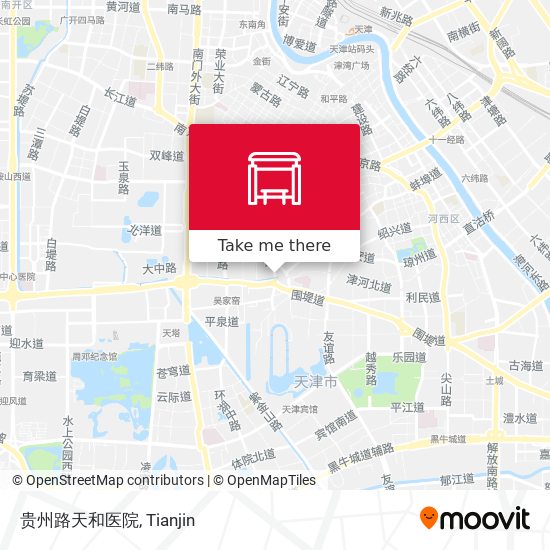 贵州路天和医院 map