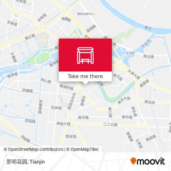 景明花园 map