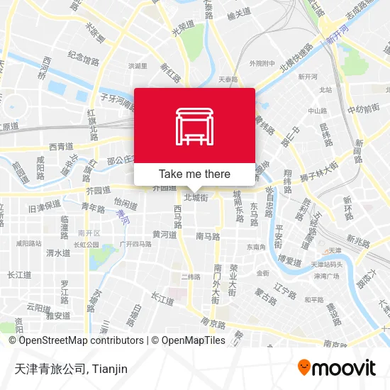 天津青旅公司 map