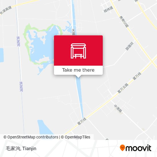 毛家沟 map