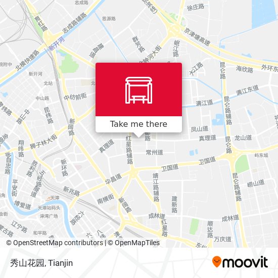 秀山花园 map