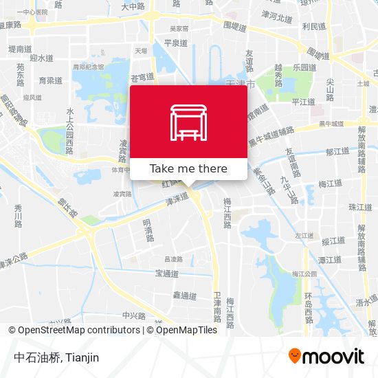 中石油桥 map