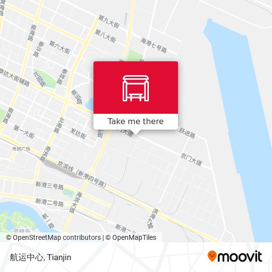 航运中心 map