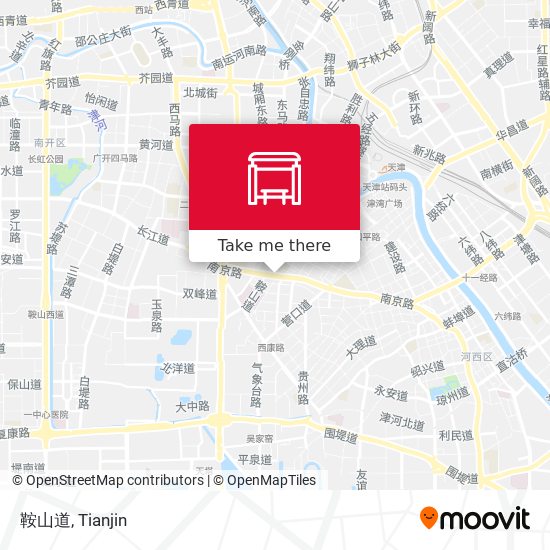 鞍山道 map