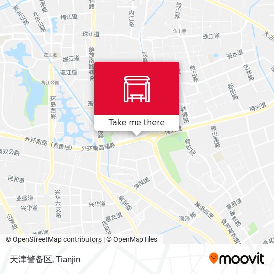 天津警备区 map