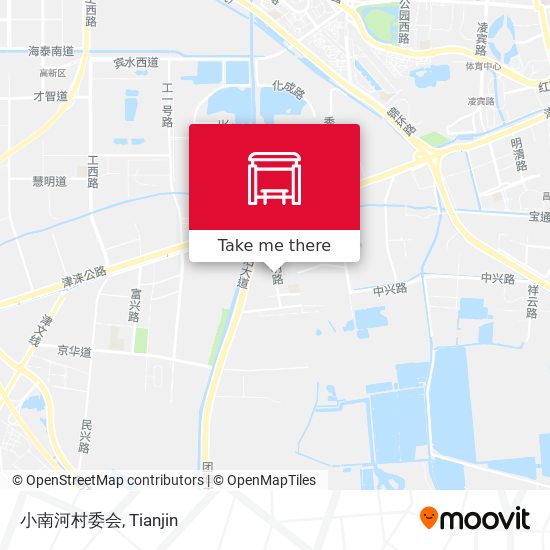 小南河村委会 map