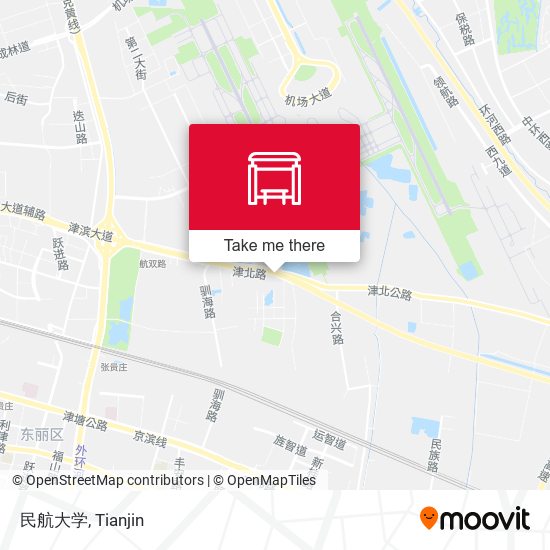 民航大学 map