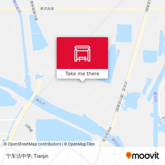 宁车沽中学 map