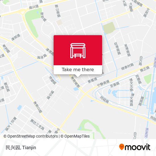 民兴园 map