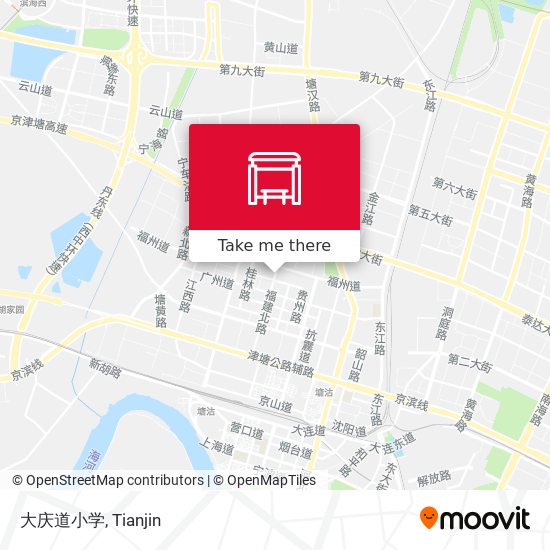 大庆道小学 map