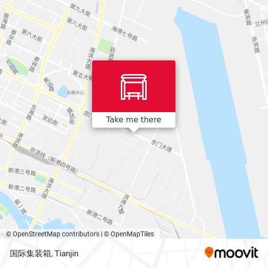 国际集装箱 map