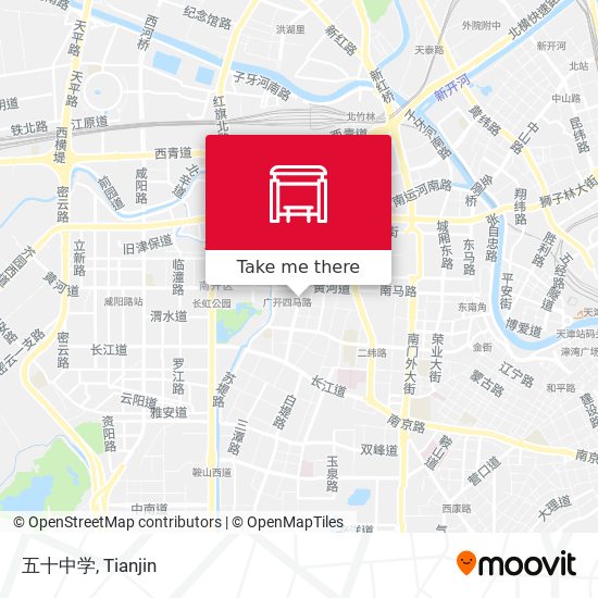 五十中学 map