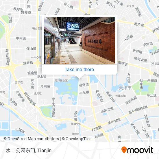 水上公园东门 map