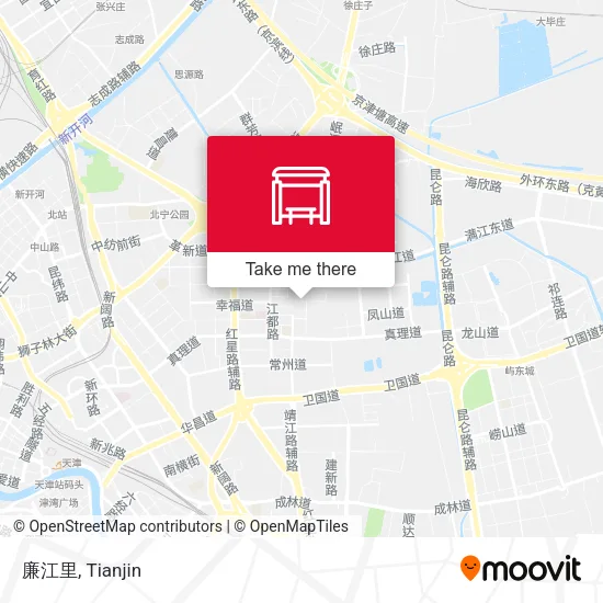 廉江里 map