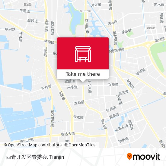 西青开发区管委会 map