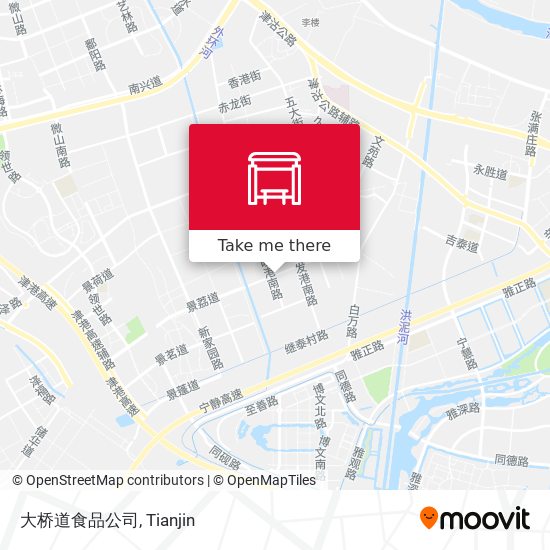 大桥道食品公司 map