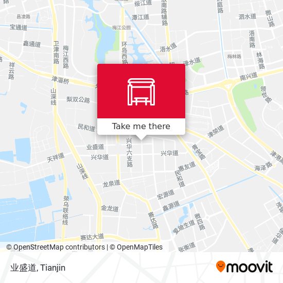 业盛道 map