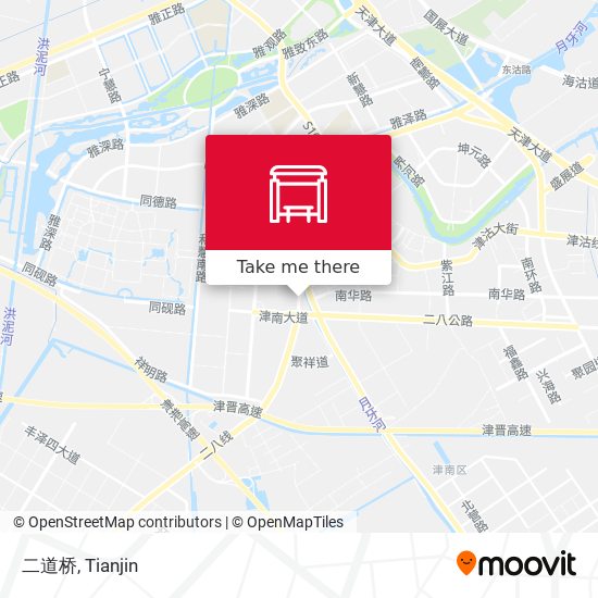 二道桥 map