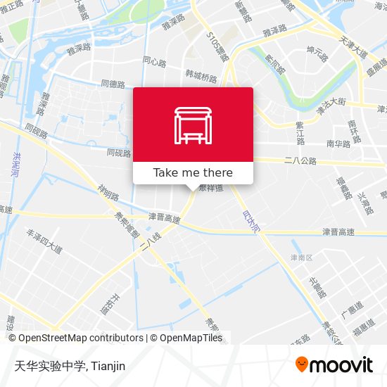 天华实验中学 map