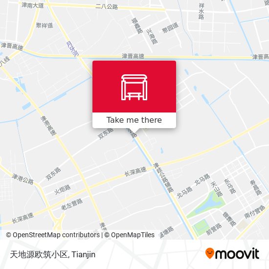 天地源欧筑小区 map