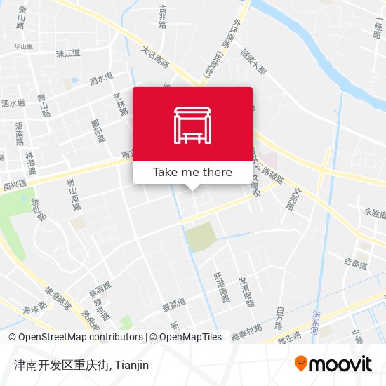 津南开发区重庆街 map